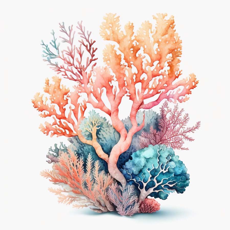 Underwater Whispers: Sea Coral Serenity