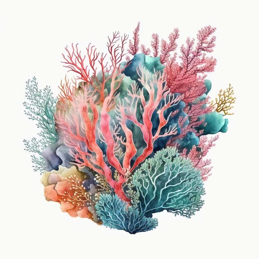 Underwater Whispers: Sea Coral Serenity