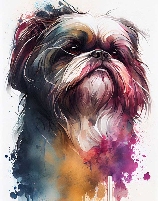 Water Color Dog
