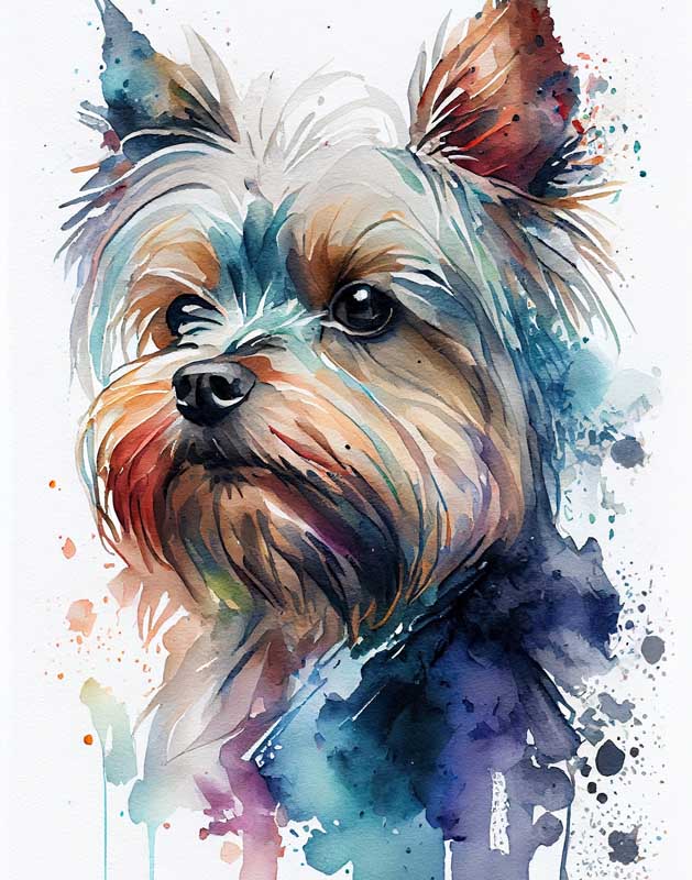 Lively Luxury: Adoring the Splendor of Yorkie Dogsg
