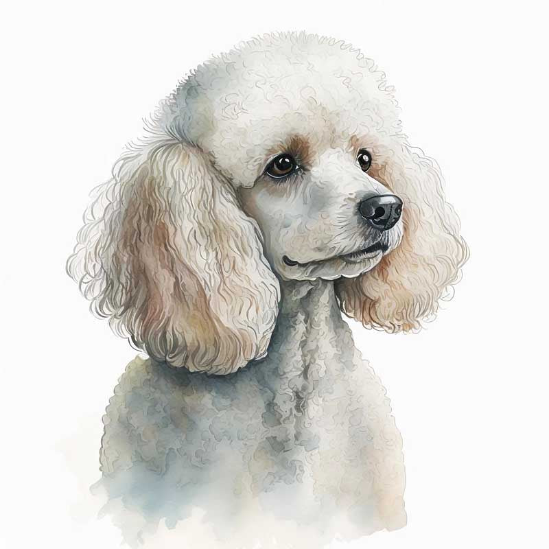 Posh Paws and Elegance: A Gallery of Poodle Dogs