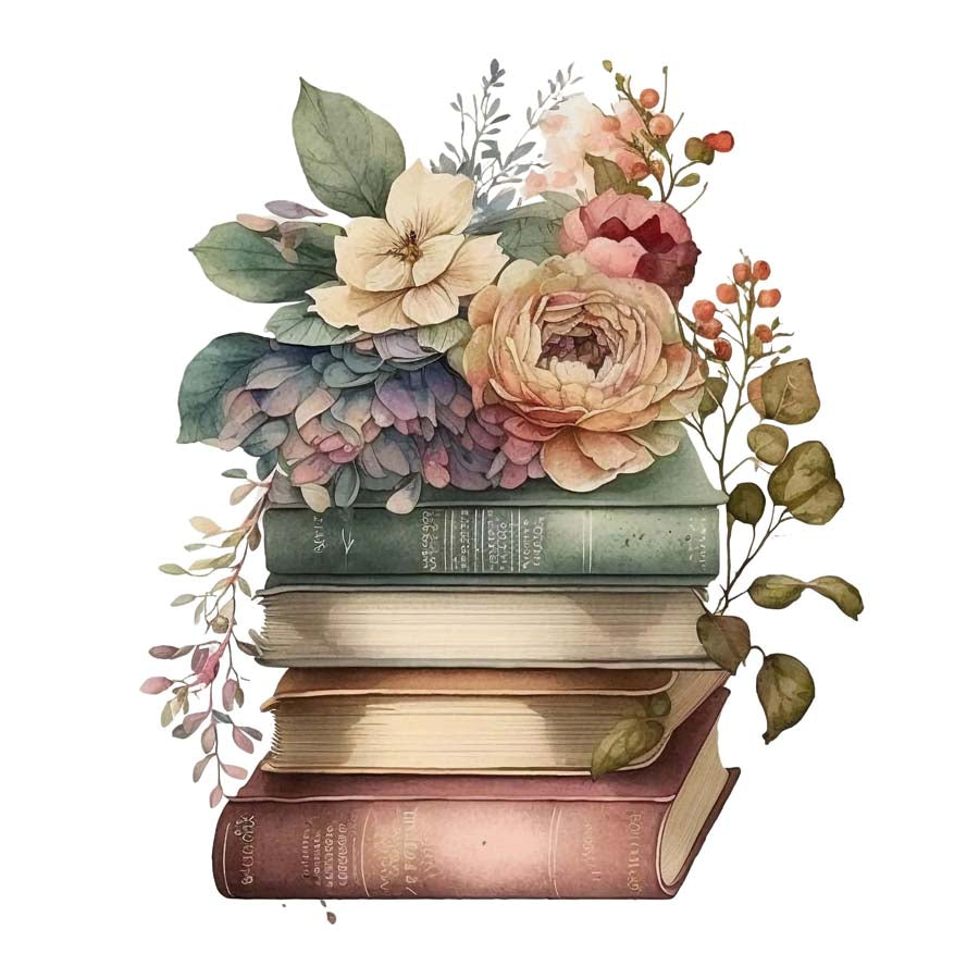 Literary Heights: A Tower of Books