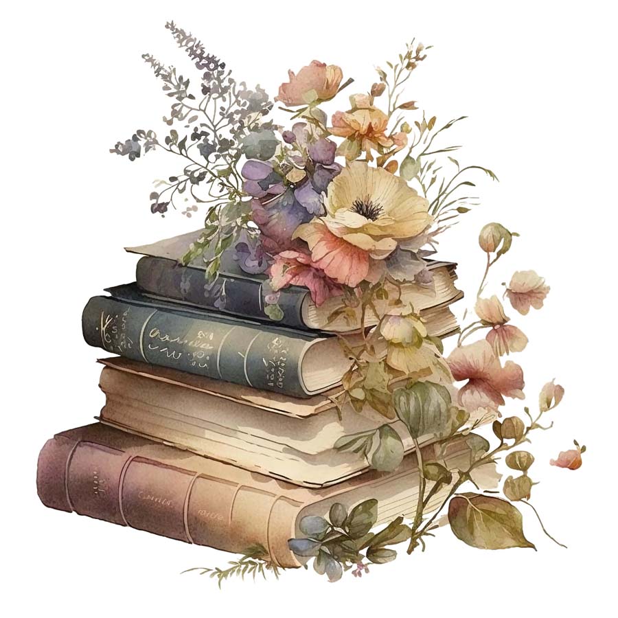 Literary Heights: A Tower of Books