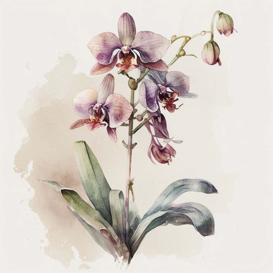 Elegant Enigma: Orchid's Graceful Blooms