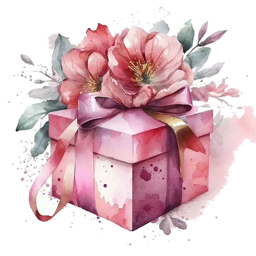 Blooms of Affection: Gift Boxes with Red Roses