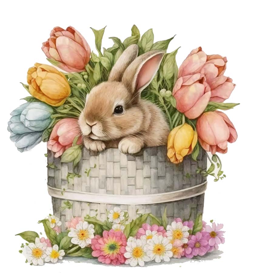 Easter Delights: Bunny Basket of Joy
