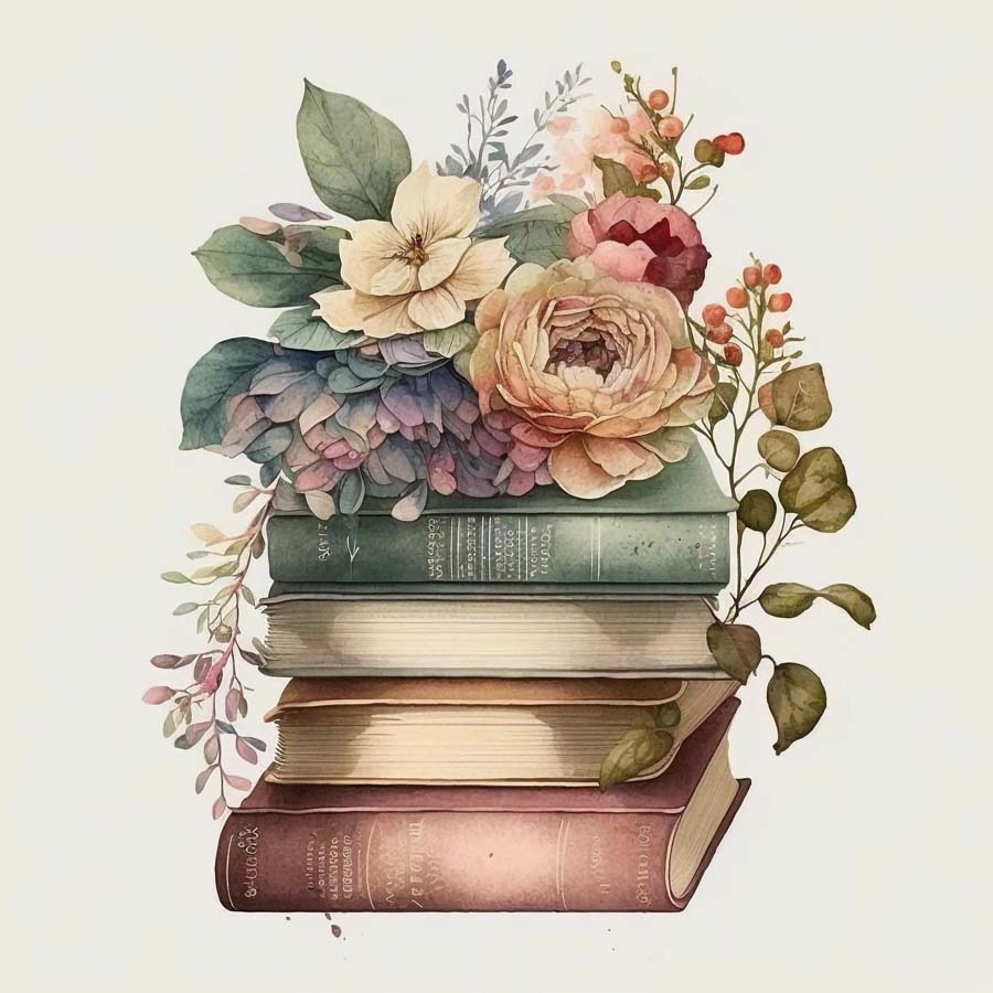 Literary Heights: A Tower of Books