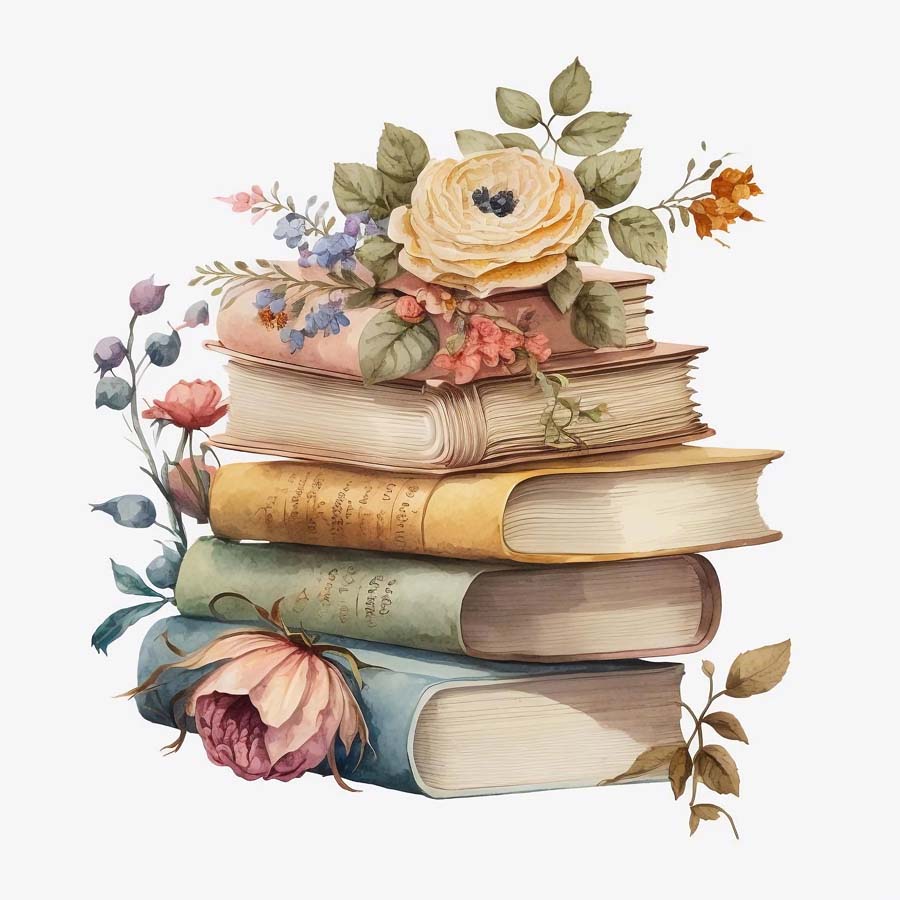 Literary Heights: A Tower of Books
