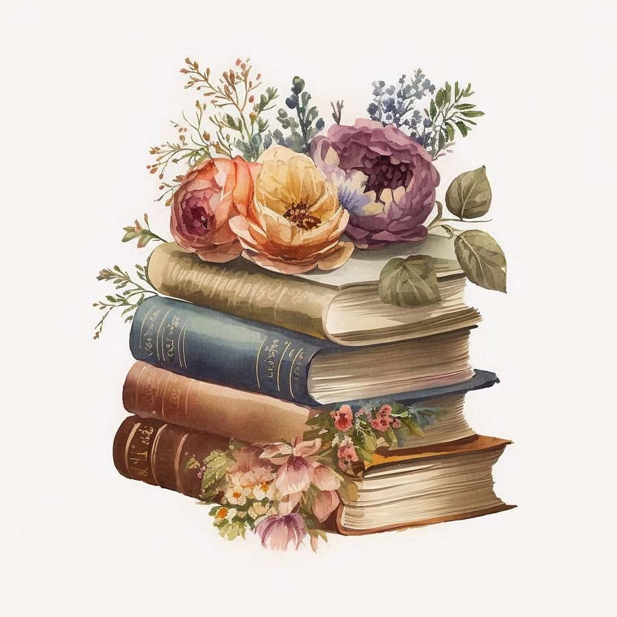 Literary Heights: A Tower of Books