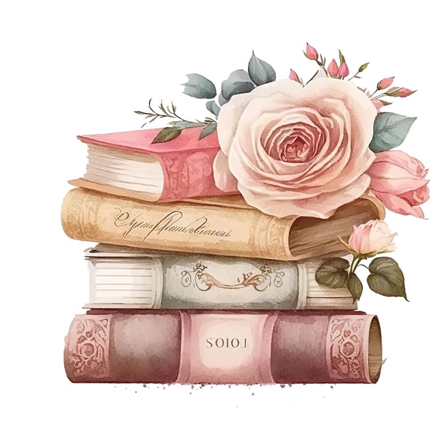 Literary Heights: A Tower of Books