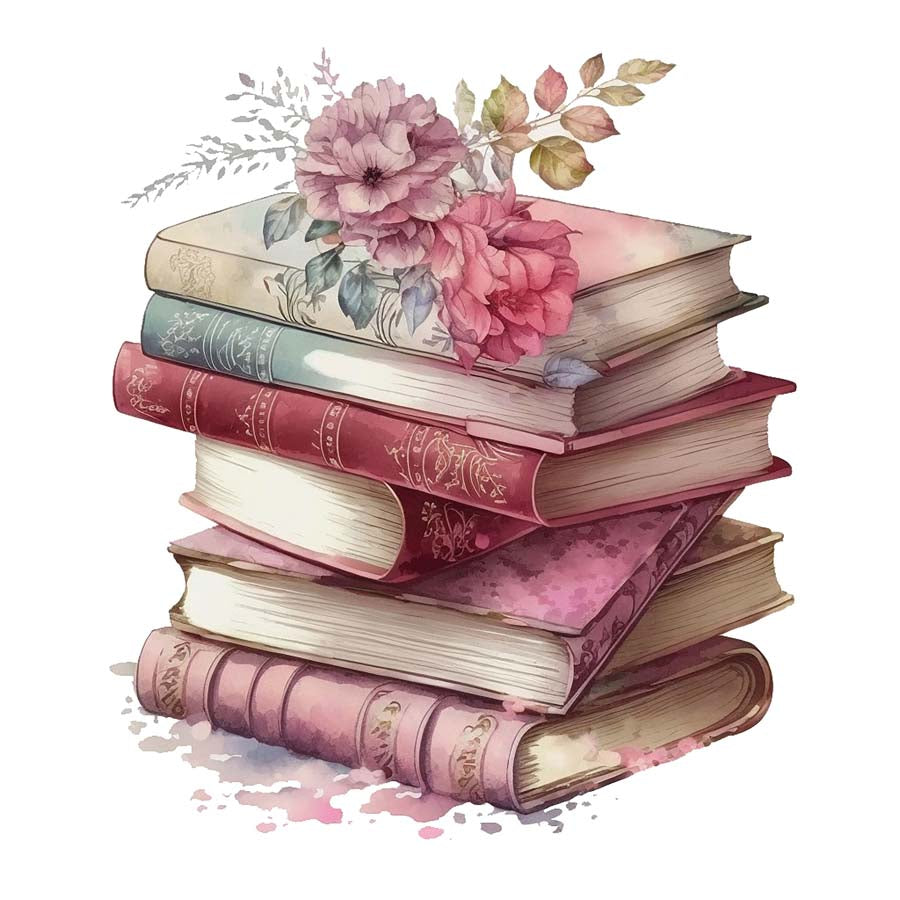 Literary Heights: A Tower of Books
