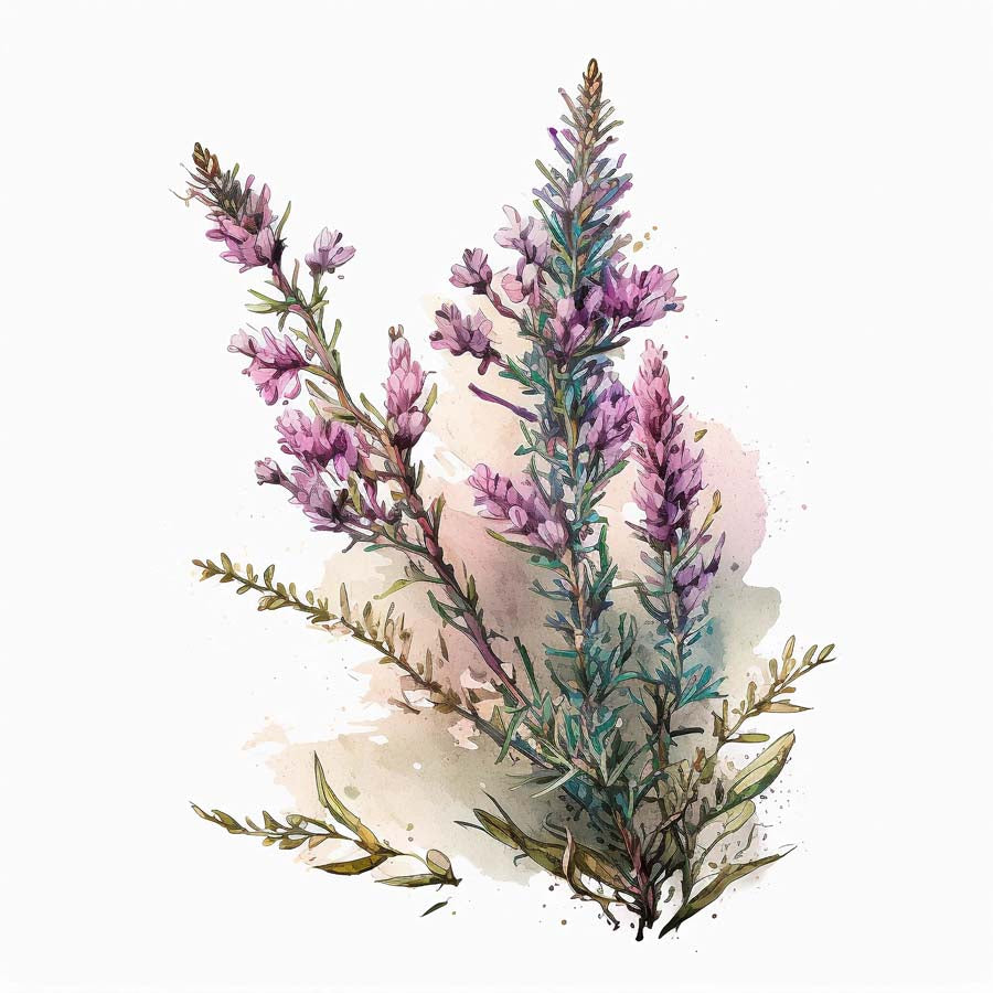 Moorside Beauty: Heather's Tranquil Charm