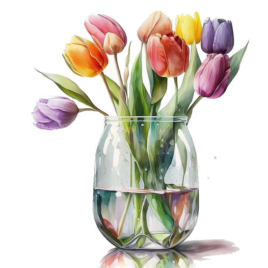 Tender Tulips: Nature's Grace in Bloom