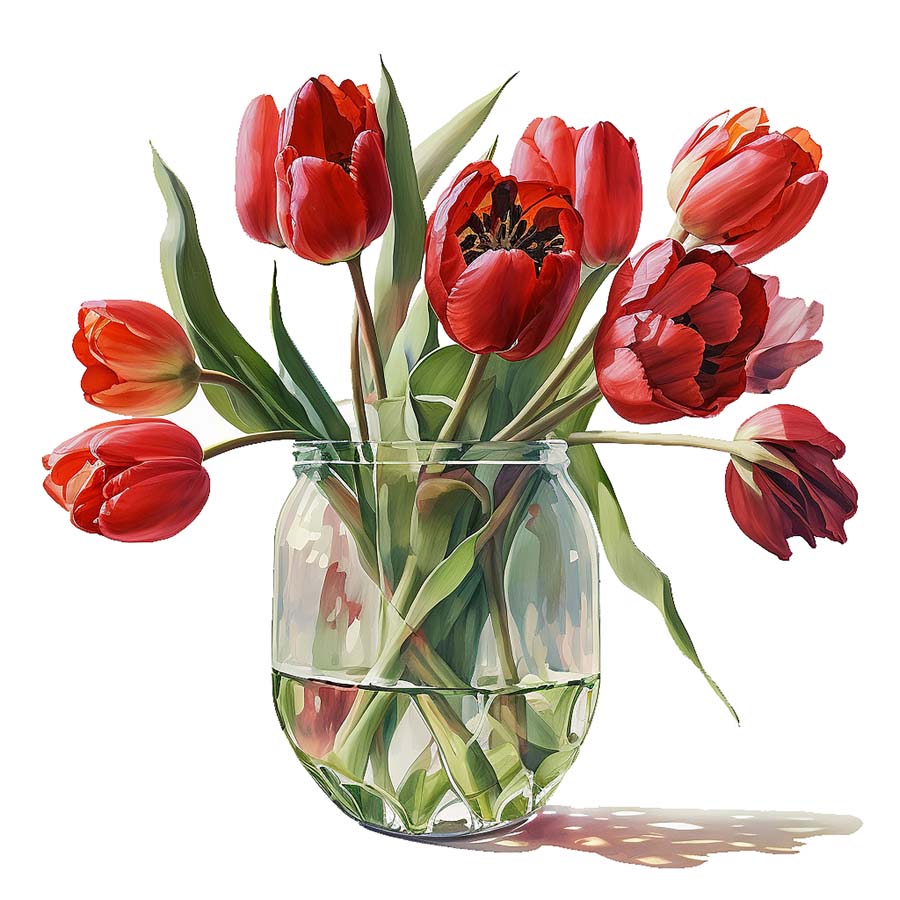 Tender Tulips: Nature's Grace in Bloom
