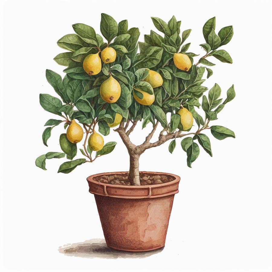 Citrus Serenity: Lemon Tree's Refreshing Beauty