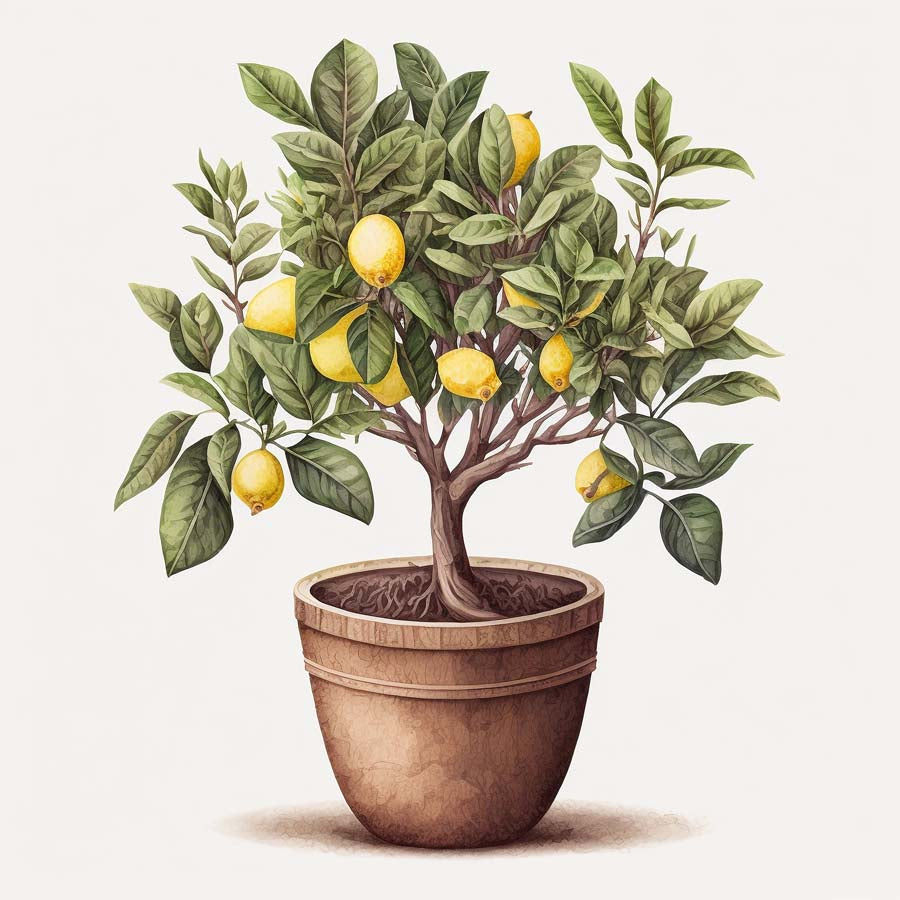 Citrus Serenity: Lemon Tree's Refreshing Beauty