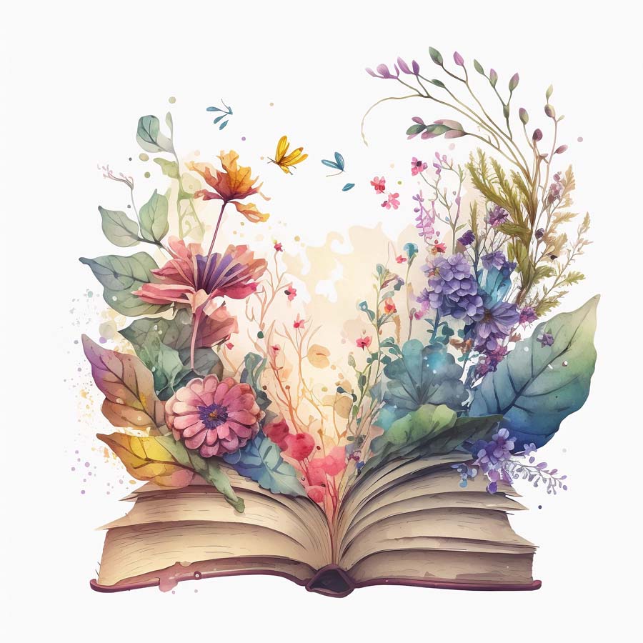 Botanical Pages: A Floral Journey in Words