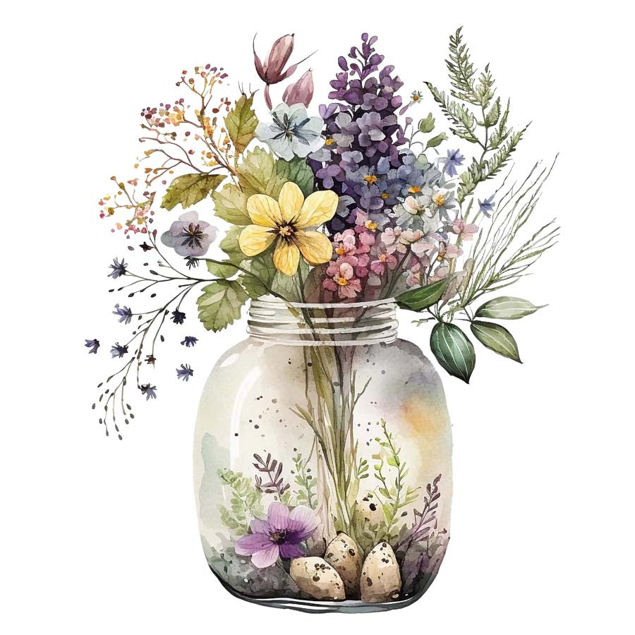 Nurtured Blooms: Bunch of Flowers