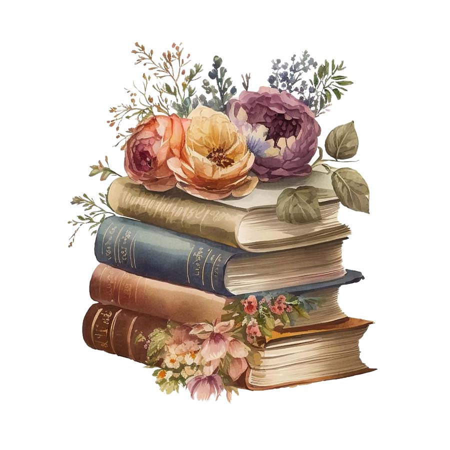 Literary Heights: A Tower of Books
