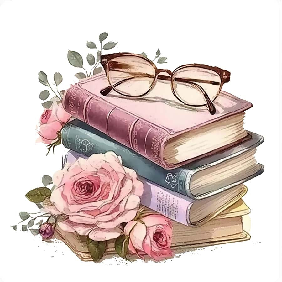 Literary Heights: A Tower of Books