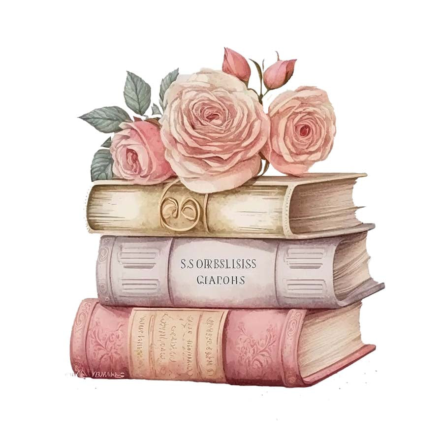 Literary Heights: A Tower of Books