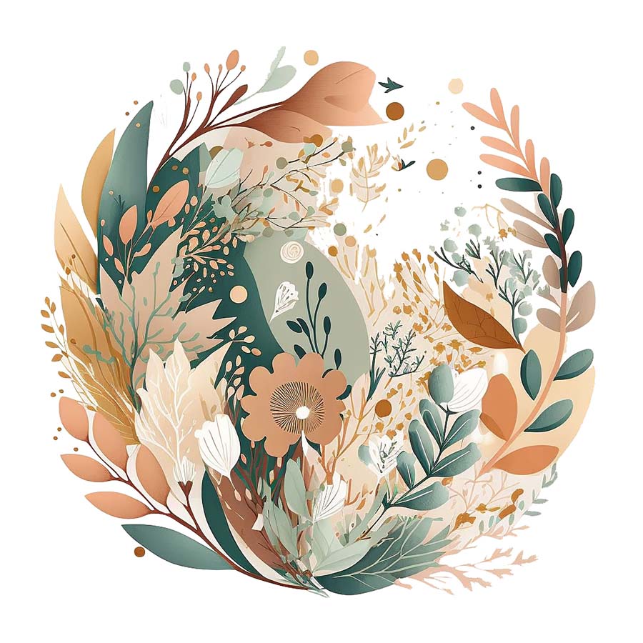 Boho Blossoms: Artistic Elegance