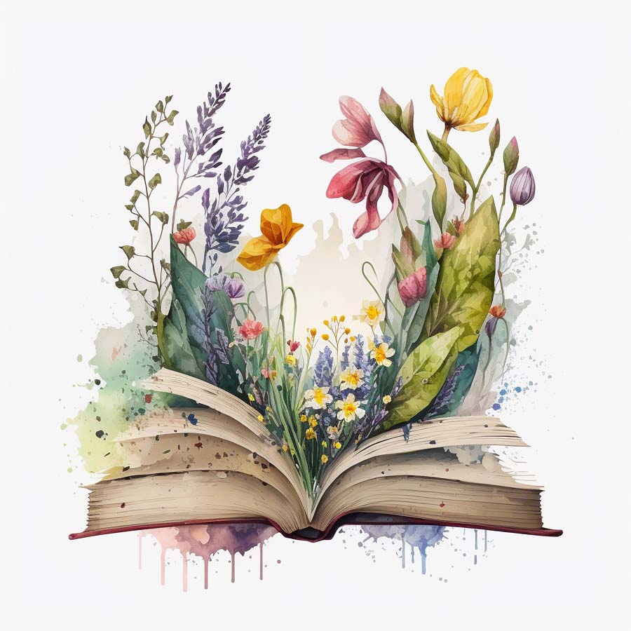 Botanical Pages: A Floral Journey in Words