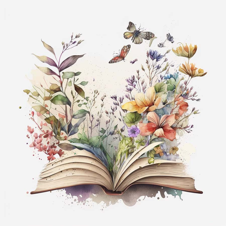 Botanical Pages: A Floral Journey in Words