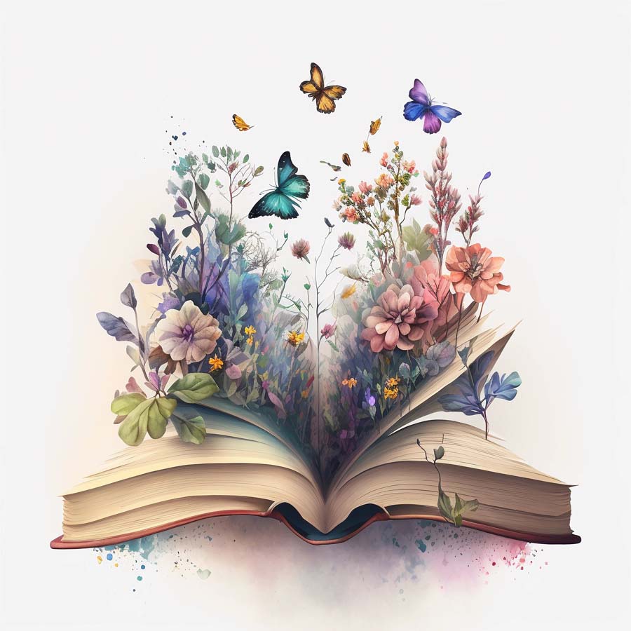 Botanical Pages: A Floral Journey in Words