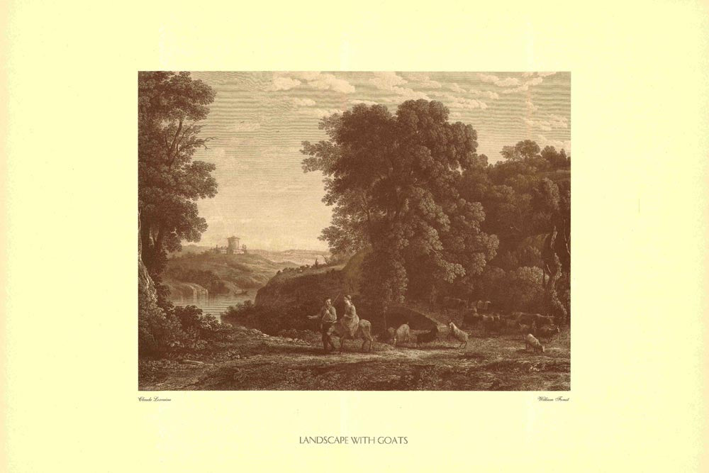 Landscape With Goats