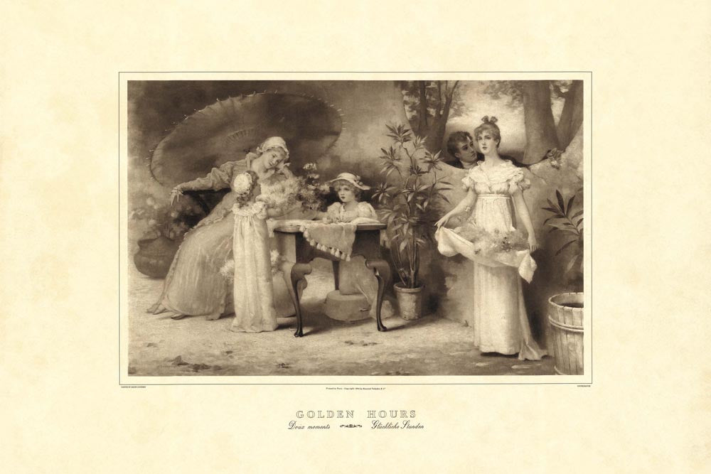 Golden Hours Gallant Scene, 1894