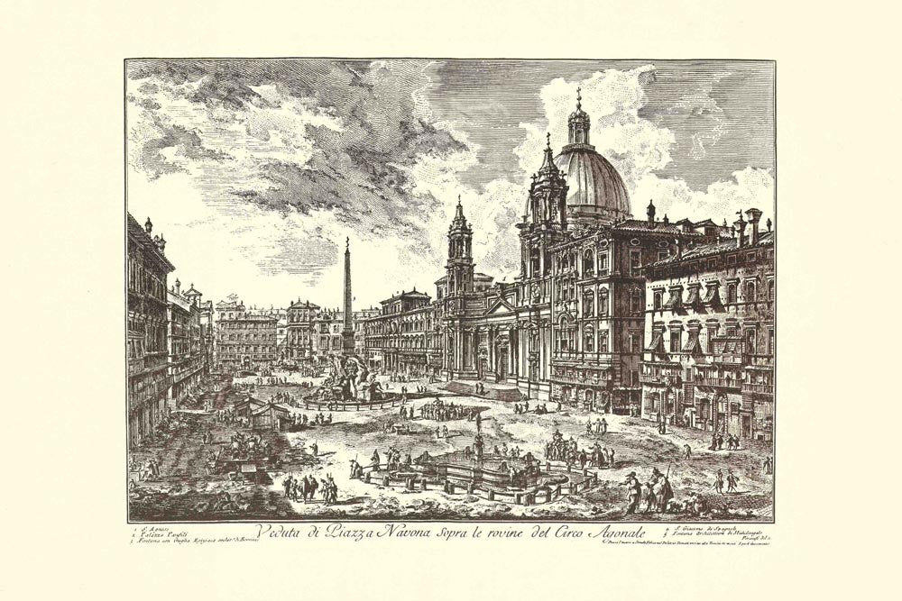 The Piazza Navona Views of Rome. 1750–1759