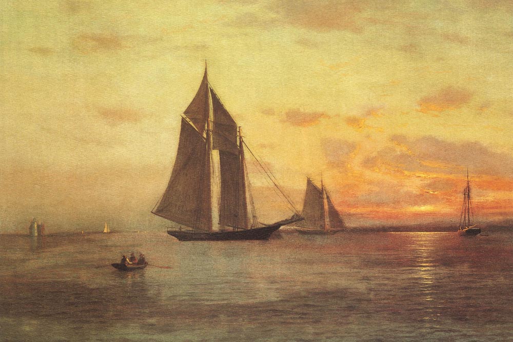 Sailing Vessels Off Cape Ann