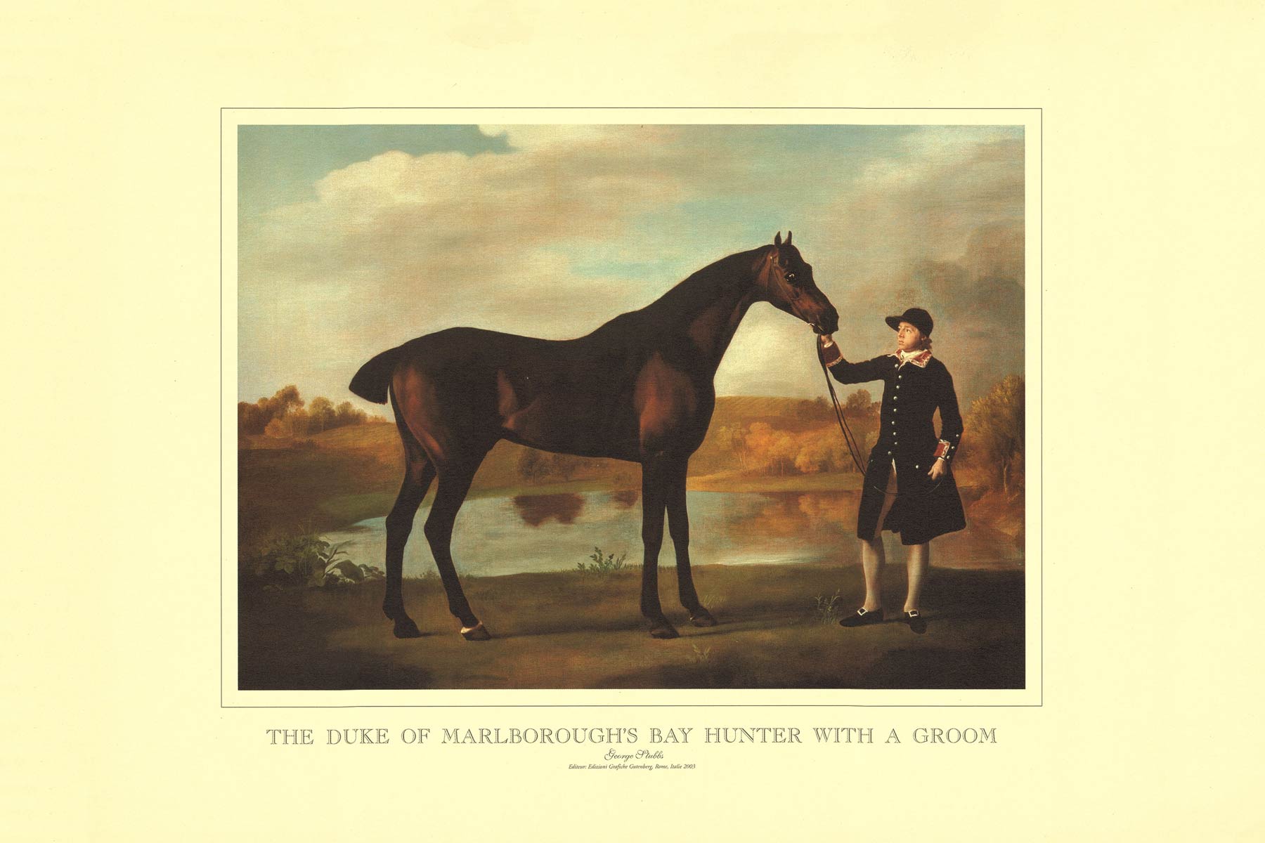 The Duke Of Marlborough'S Bay Hunter With A Groom