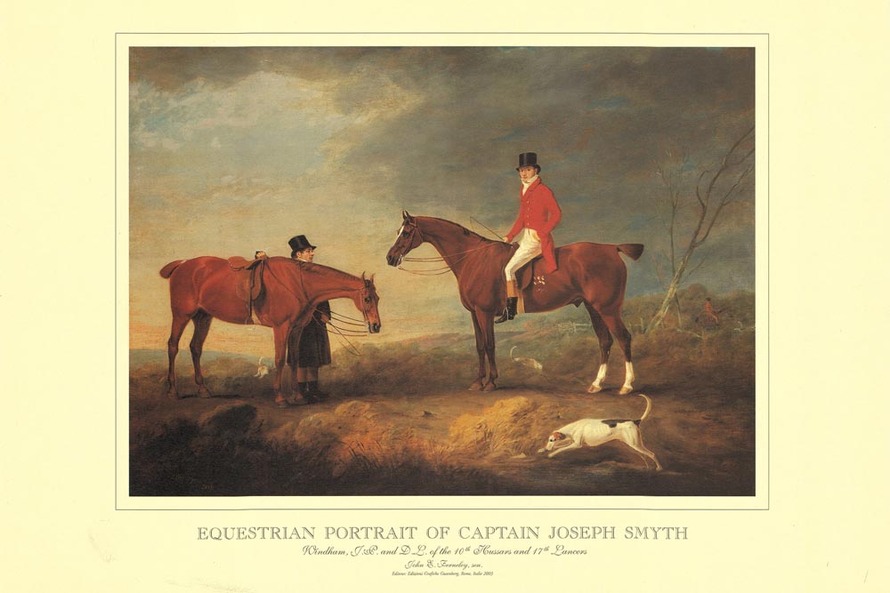 Equestrian Portrait Of caption Joseph Smyth