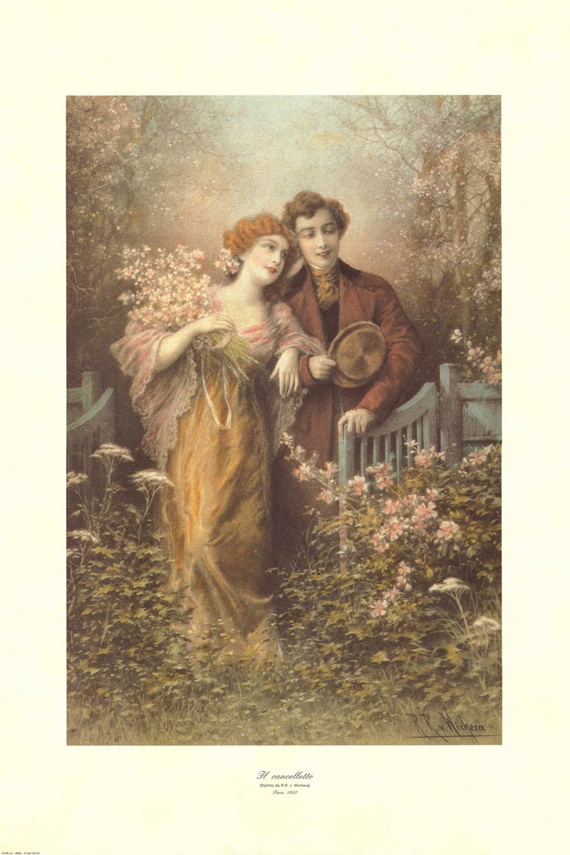 Couple with blossom