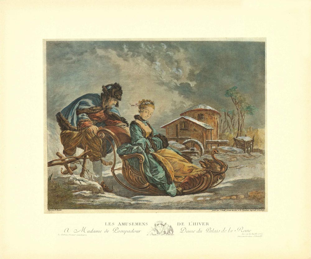 Madame de Pompadour - Winter fun