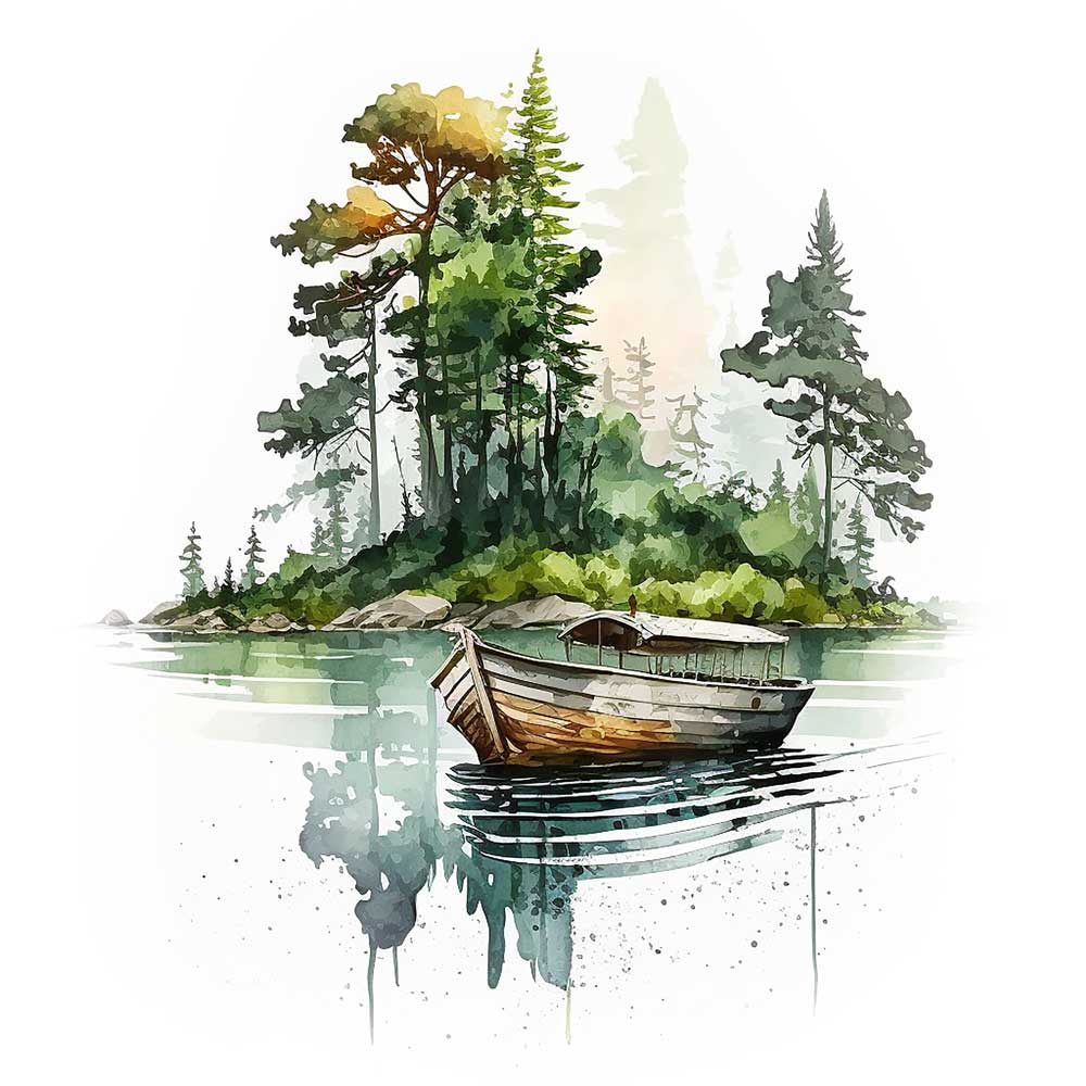 The Boat in River