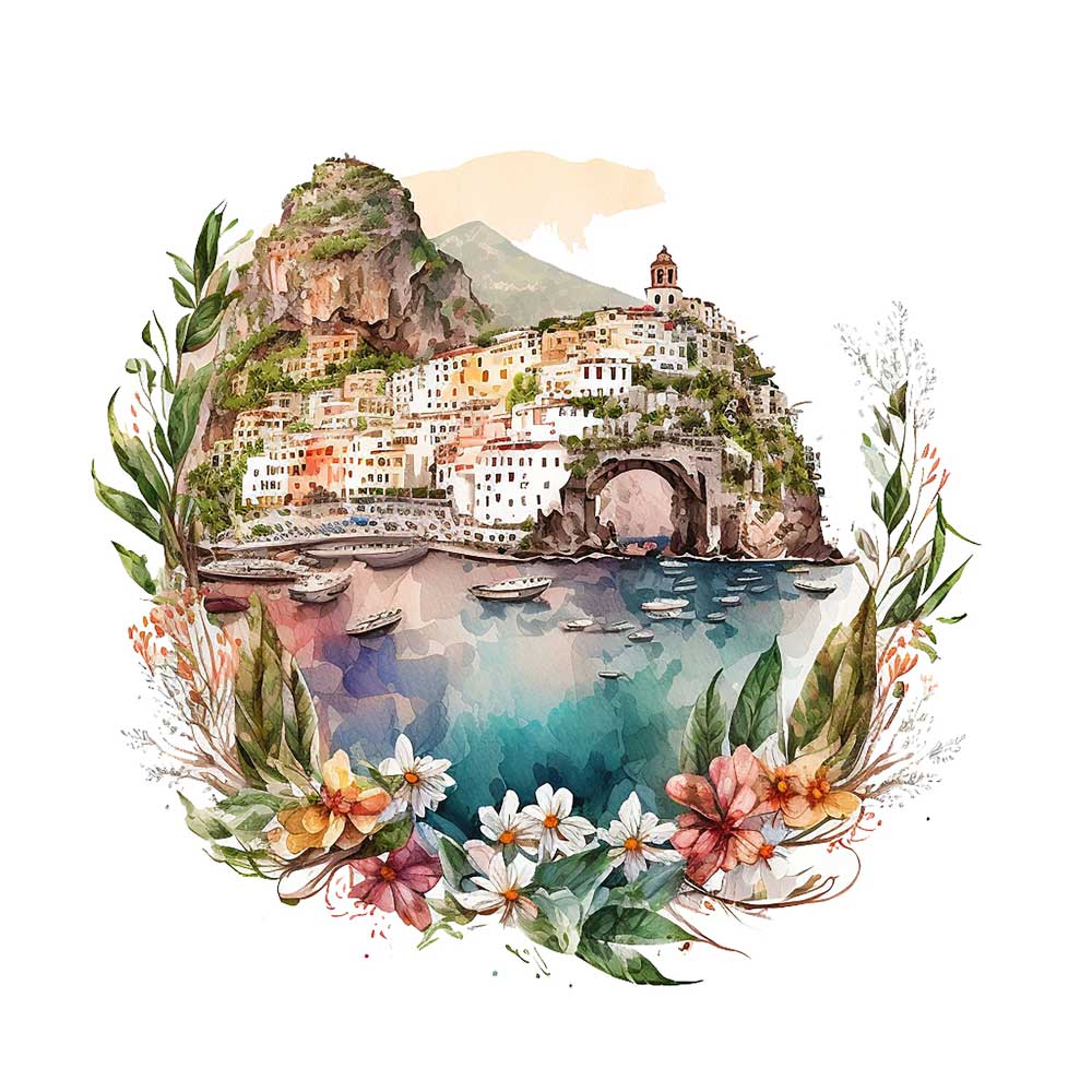 Beautiful view over Old Seaside Village