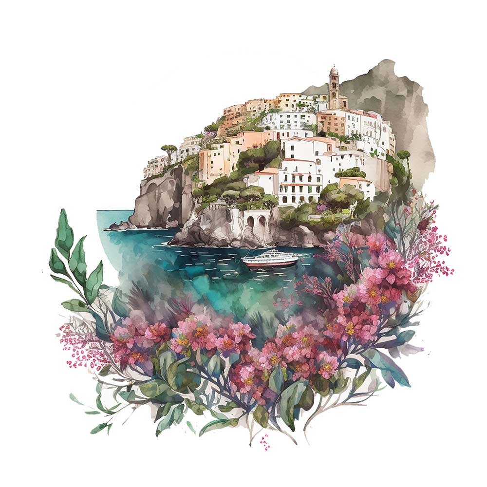Beautiful view over Old Seaside Village