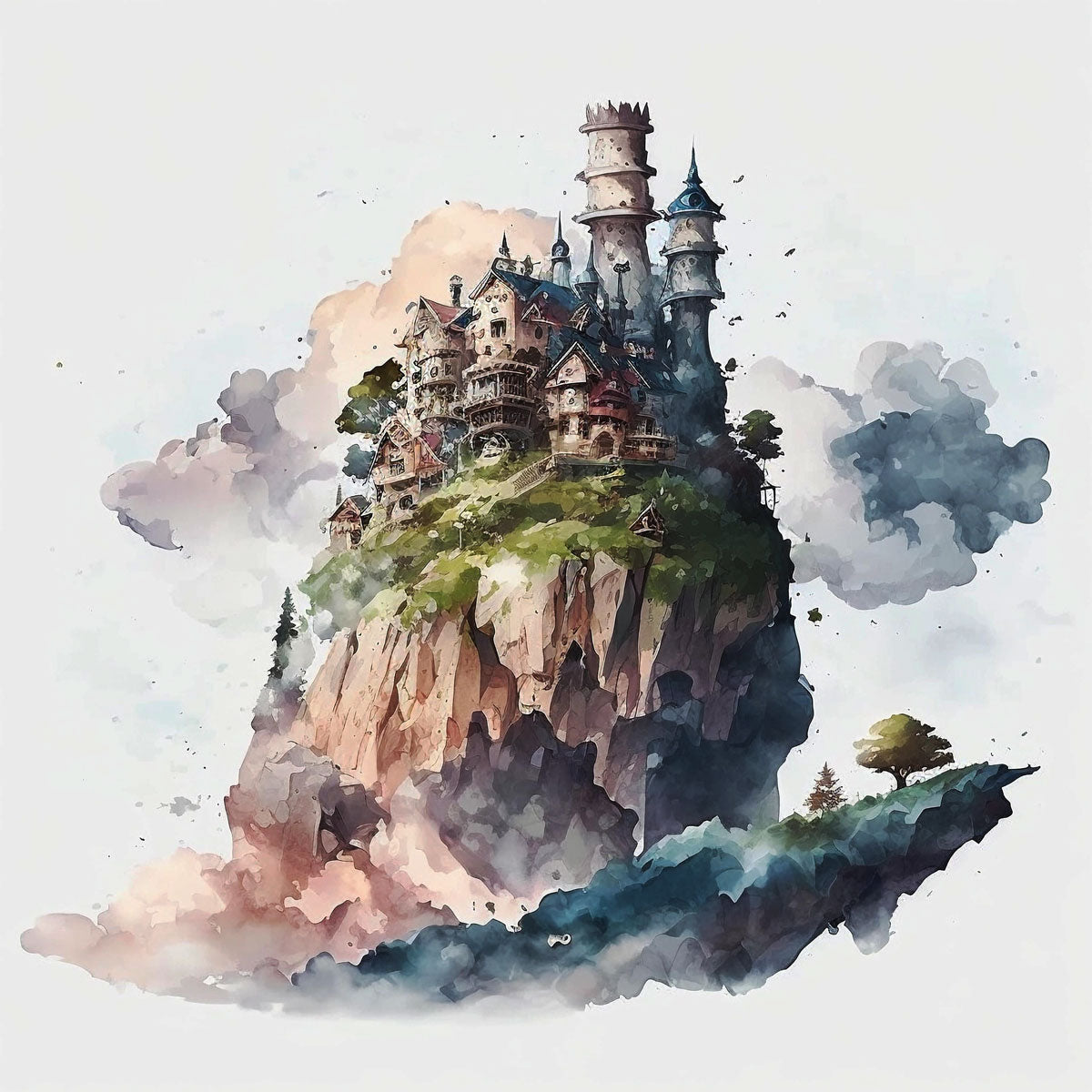 Castle on top of Mountain