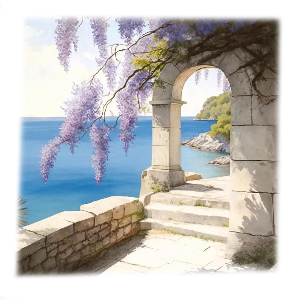 Beautiful view over Old Seaside Village