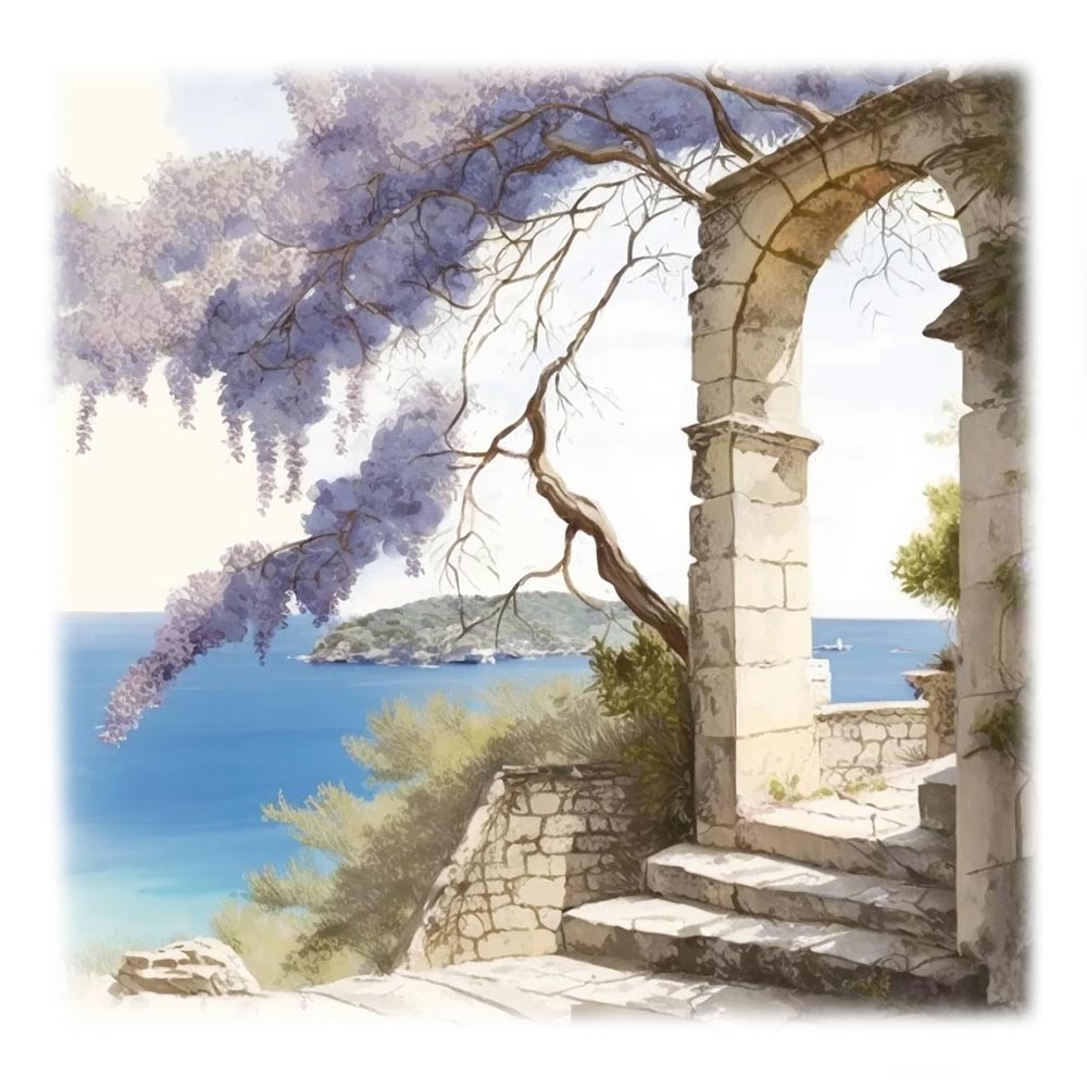Beautiful view over Old Seaside Village