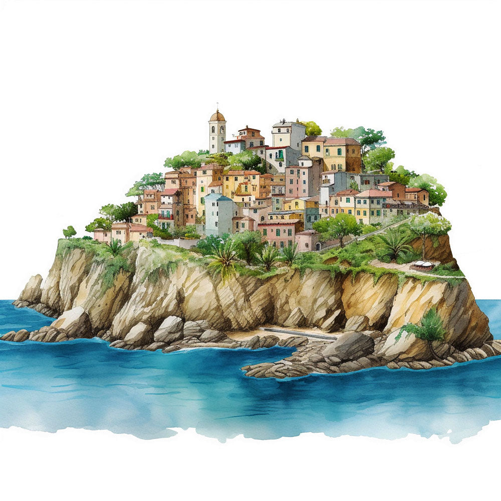 Beautiful view over Old Seaside Village